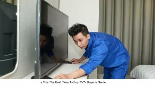 Is this the best time to buy TV?