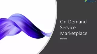 on demand service marketplace