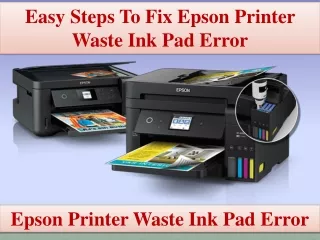 easy steps to fix epson printer waste
