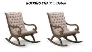 rocking chair in dubai