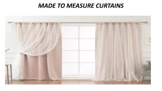 made to measure curtains