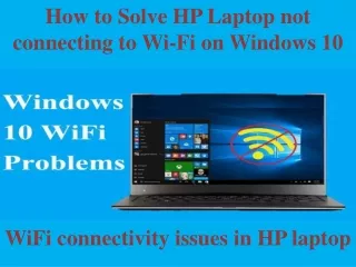 how to solve hp laptop not connecting to wi fi on windows 10