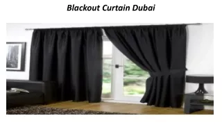 blackout curtain dubai