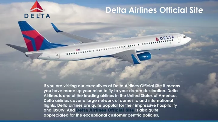 delta airlines official site