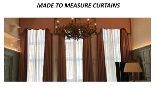 made to measure curtains