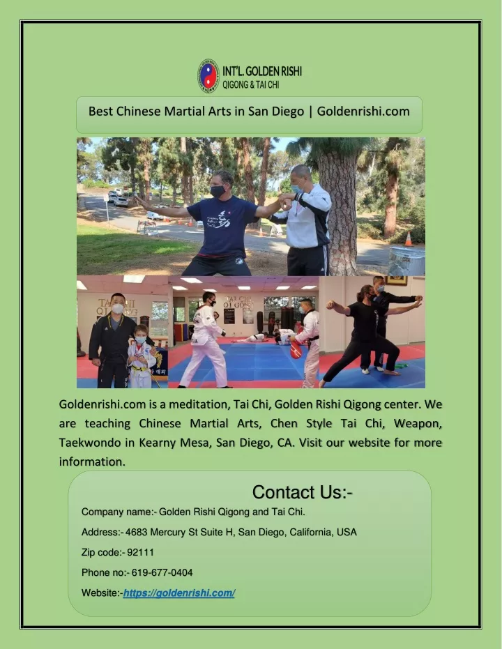 best chinese martial arts in san diego