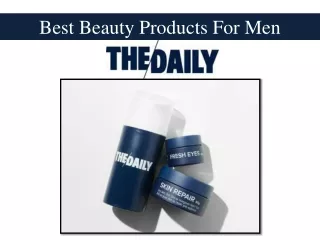 Best Beauty Products For Men
