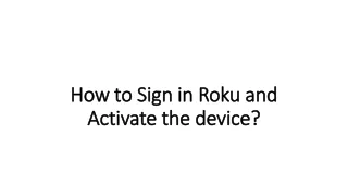 How to Sign in Roku and Activate the Account?