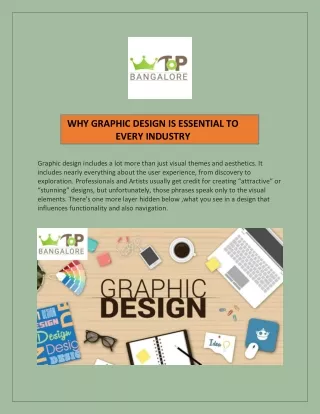 WHY GRAPHIC DESIGN IS ESSENTIAL TO EVERY INDUSTRY