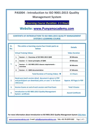 pas004 introduction to iso 9001 2015 quality