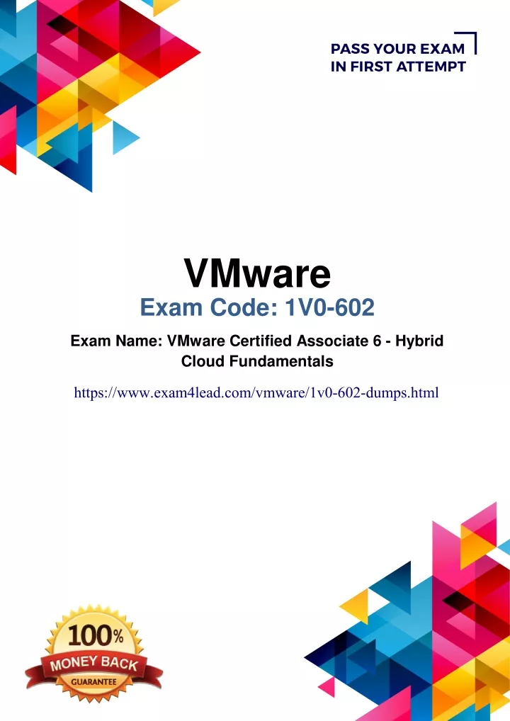vmware exam code 1v0 602