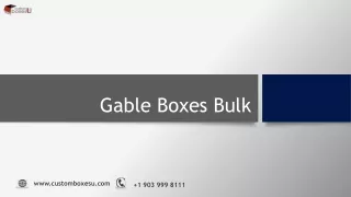gable boxes bulk