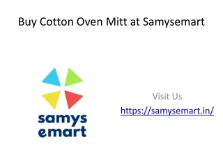 Buy Oven Mitt Brown Polka at Samysemart