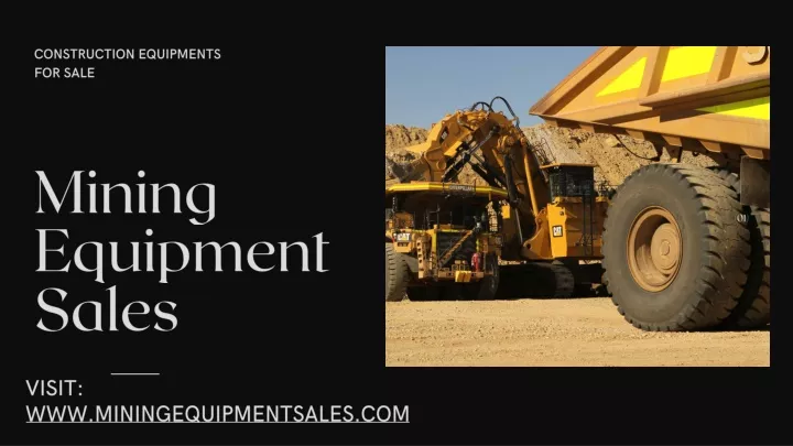 construction equipments for sale