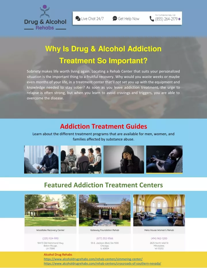 why is drug alcohol addiction treatment