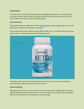 Slim Origin Keto