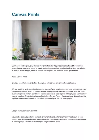canvas prints