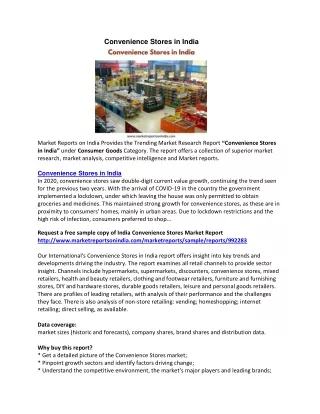 convenience stores in india
