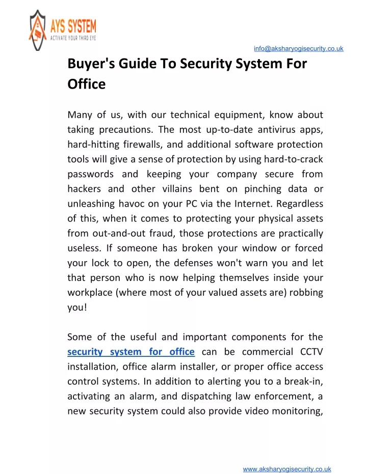 info@aksharyogisecurity co uk buyer s guide