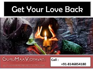 get your love back