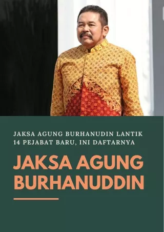 Jaksa Agung Burhanuddin