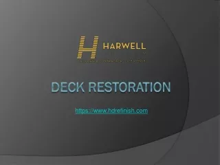 Deck Restoration | Deck Repair