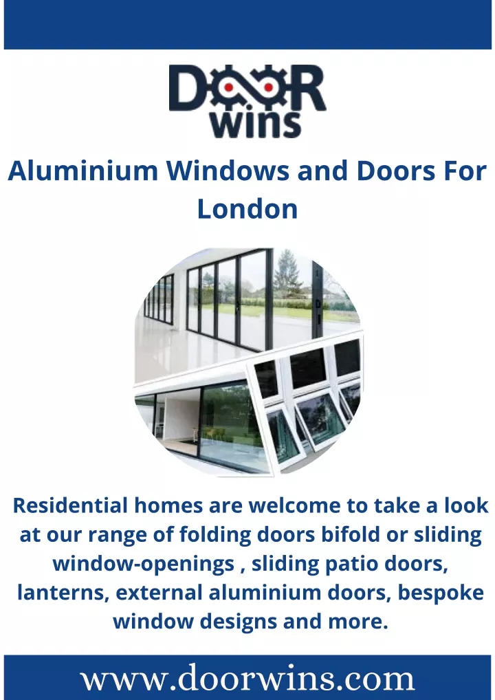 aluminium windows and doors for london