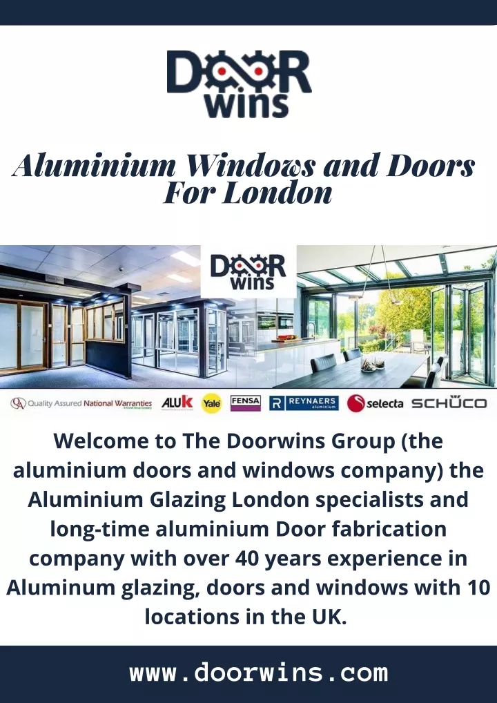 PPT - Aluminium Windows And Doors - Sliding , Bifold - Doorwins London ...