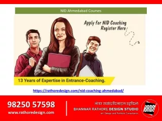 NID Ahmedabad Courses