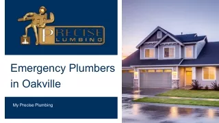 Emergency Plumbers in Oakville