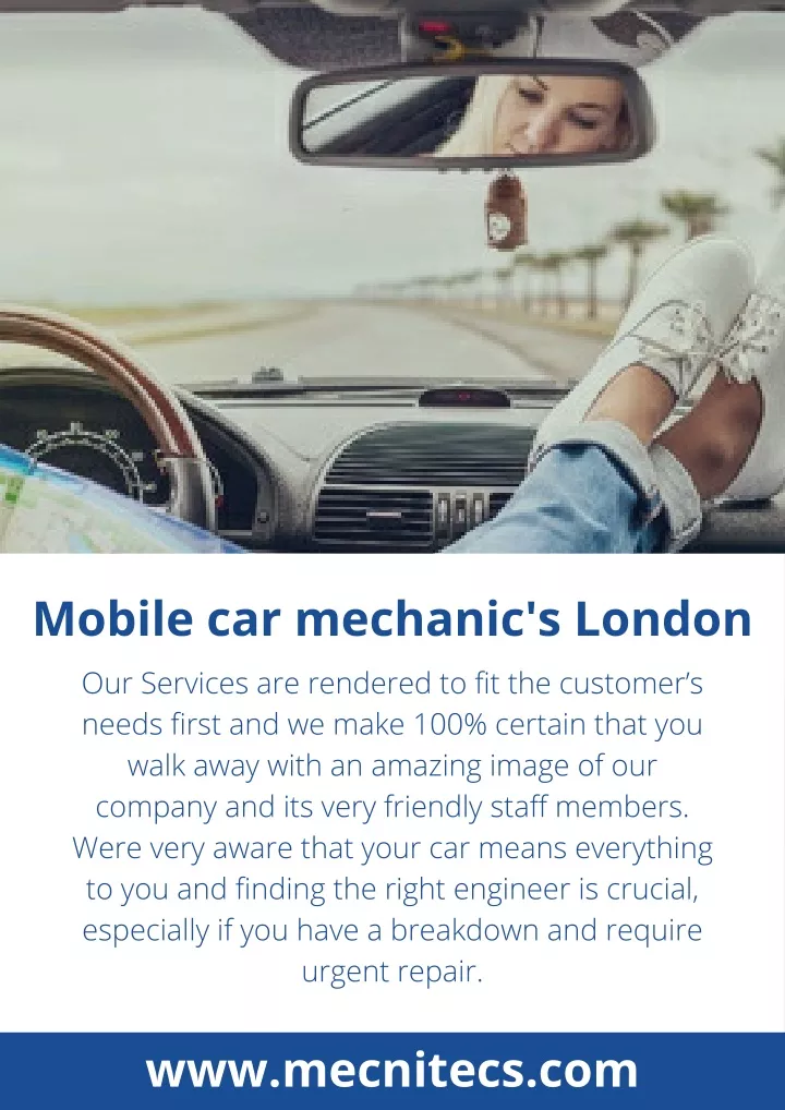 mobile car mechanic s london our services