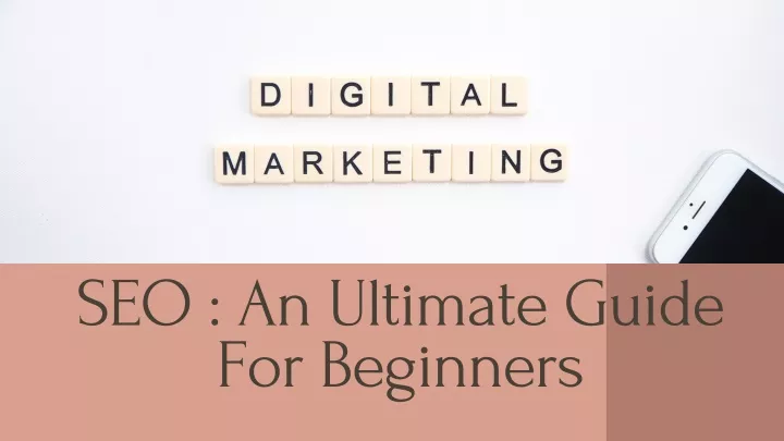 seo an ultimate guide for beginners