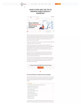 What Is MVP And The Top 10 Minimum Viable Product Examples?