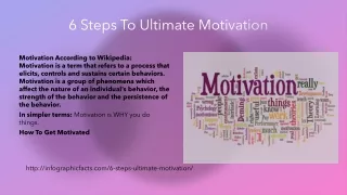6 steps to ultimate motivation
