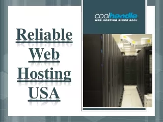 reliable web hosting usa