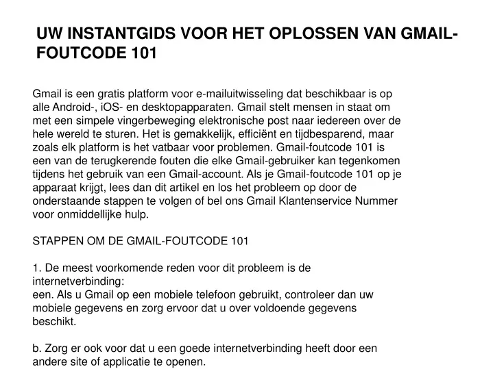 uw instantgids voor het oplossen van gmail