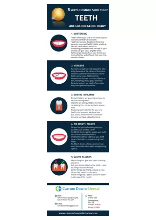 Teeth Whitening Tips - Dental Infographics