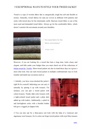5exceptionalwaystostyleyourtweedjacket