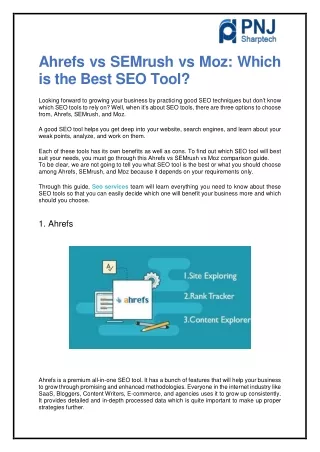 ahrefs vs semrush vs moz which is the best