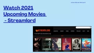 Watch online free movies in your device with Streamlord