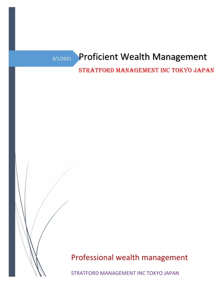 proficient wealth management