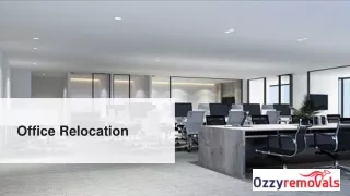 Office Relocation Melbourne Sydney Brisane Perth | Ozzy Removals