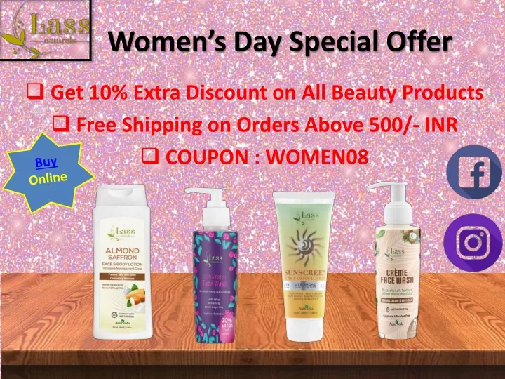 women s day special offer