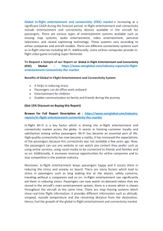 global in flight entertainment and connectivity