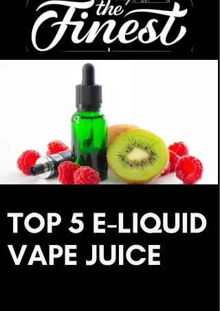 Best Mint Vape Juice: