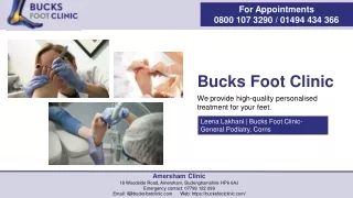 for appointments 0800 107 3290 01494 434 366