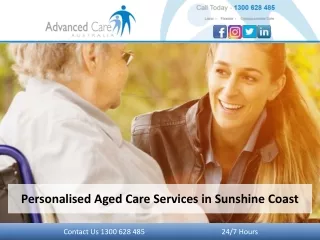 Personalised Aged Care Services in Sunshine Coast