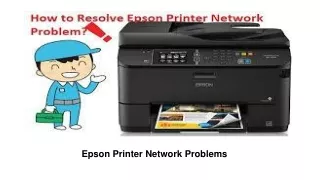 epson printer network problems