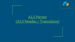 al3 parser al3 reader translator