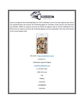 busca una agencia de marketing digital en cali